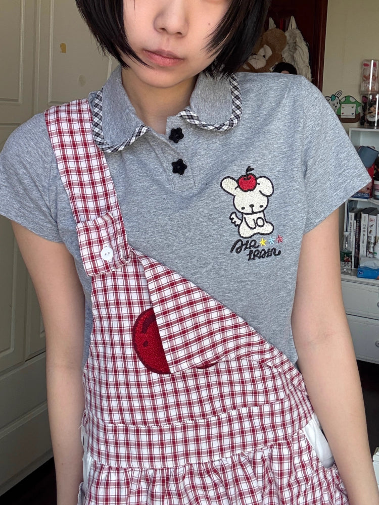 Apple Pup Picnic Slim Polo-ntbhshop