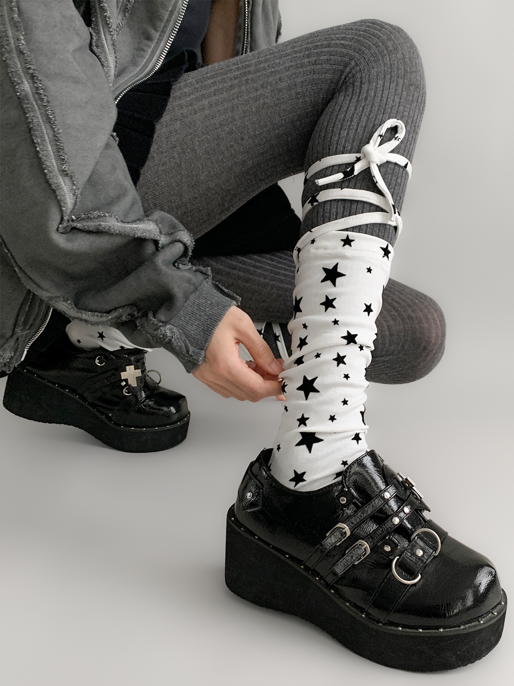 Starbound Ribbon Pile Socks-ntbhshop