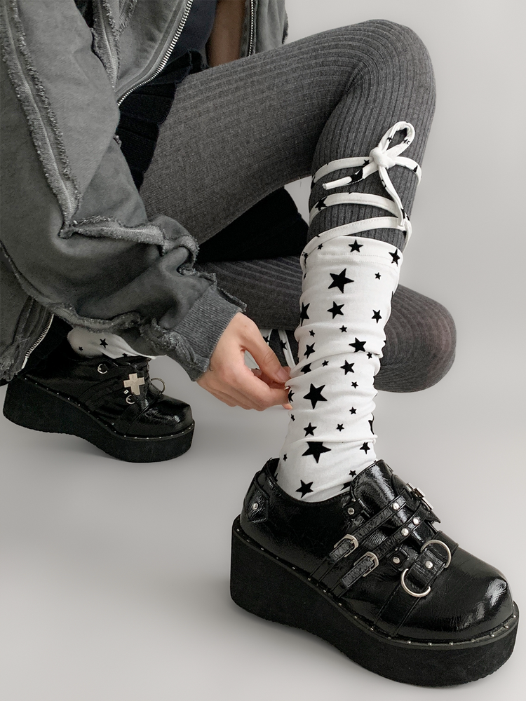 Starbound Ribbon Pile Socks-ntbhshop