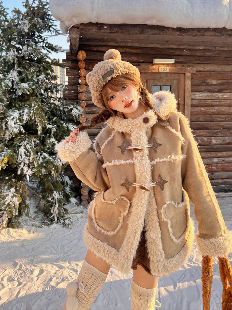 Cuddle Bear Reversible Suede Jacket-ntbhshop