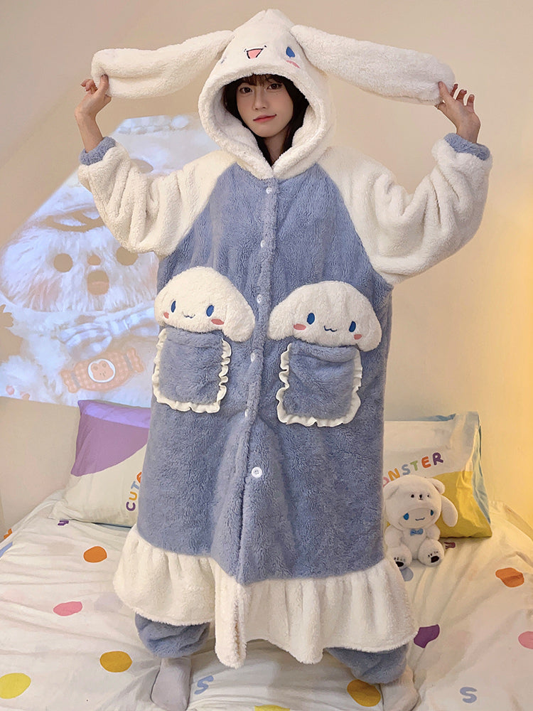 Cinnamoroll Cozy Fleece Pajamas-ntbhshop