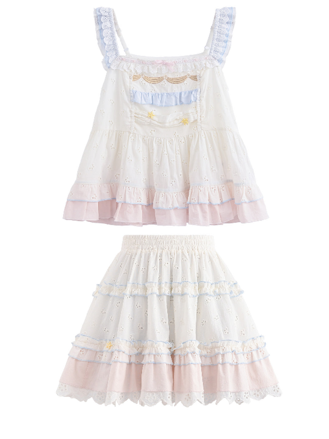 Pastel Fairy Cake Top & Skirt-Sets-ntbhshop