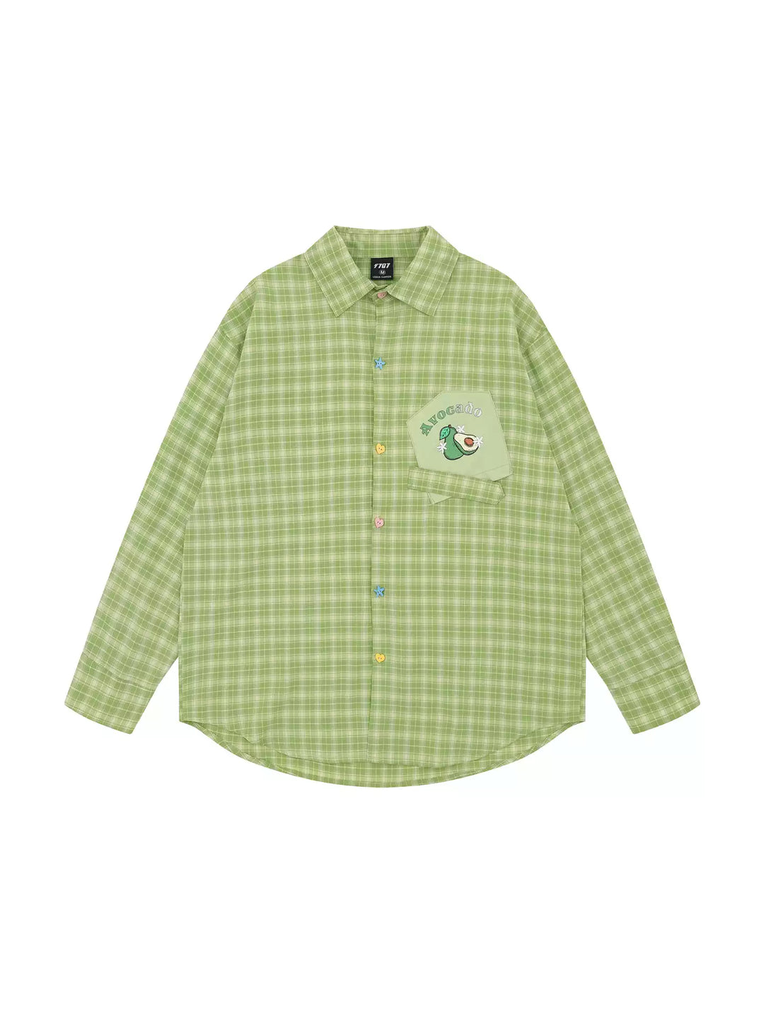 Fruit Pop Whimsy Plaid Shirts-Tops-ntbhshop