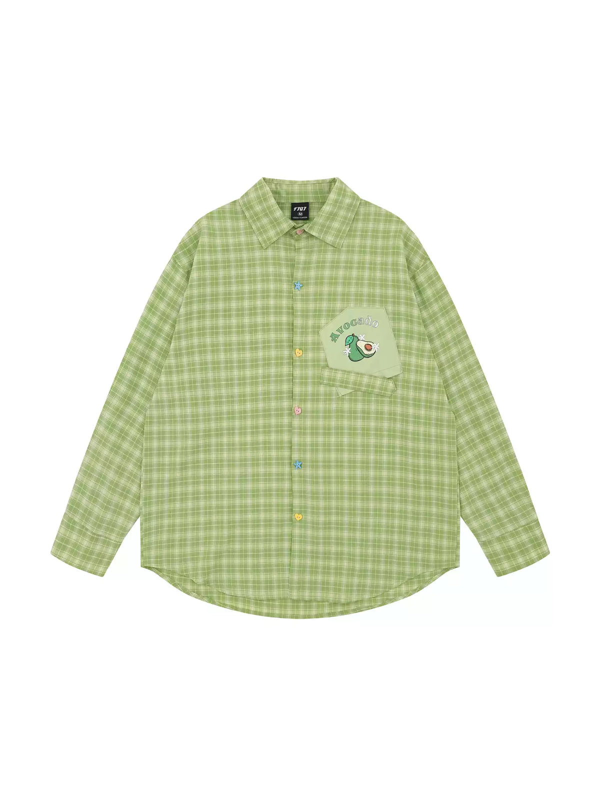Fruit Pop Whimsy Plaid Shirts-Tops-ntbhshop