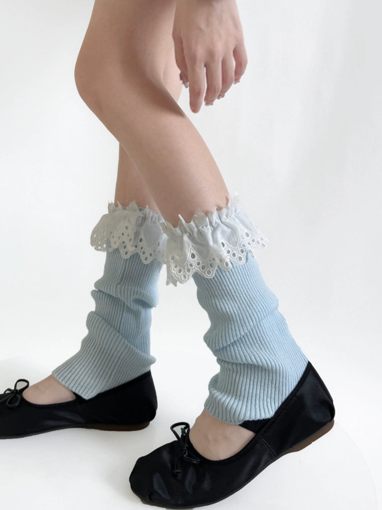 Cream Puff Lace Leg Warmers & Socks-ntbhshop