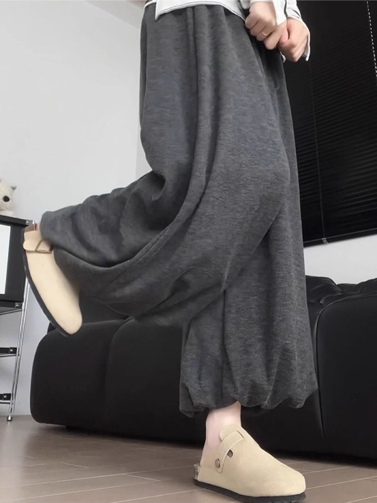 Mocha Bloom Bubble Sweatpants-ntbhshop