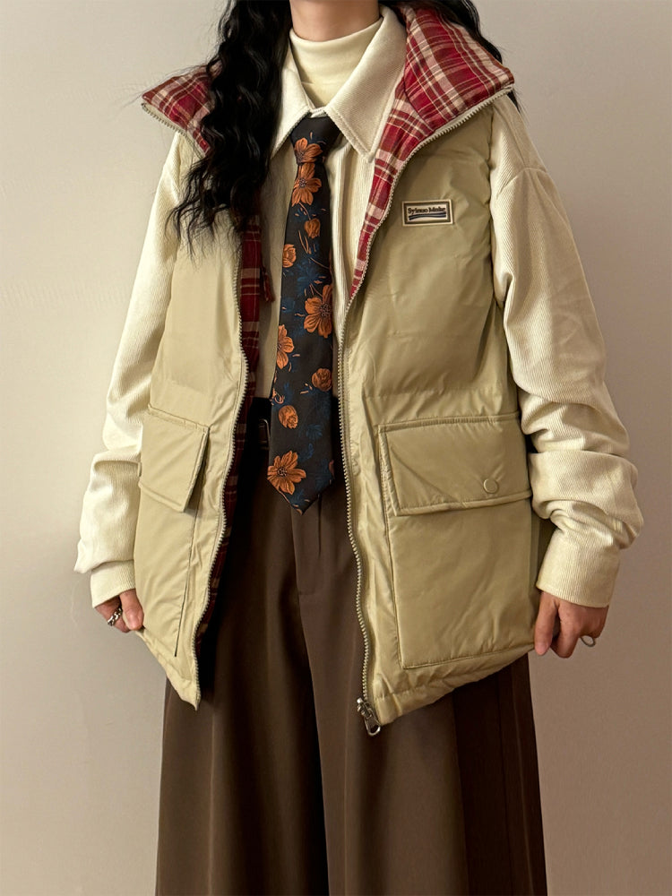 Wanderers Reversible Puffer Vests-ntbhshop