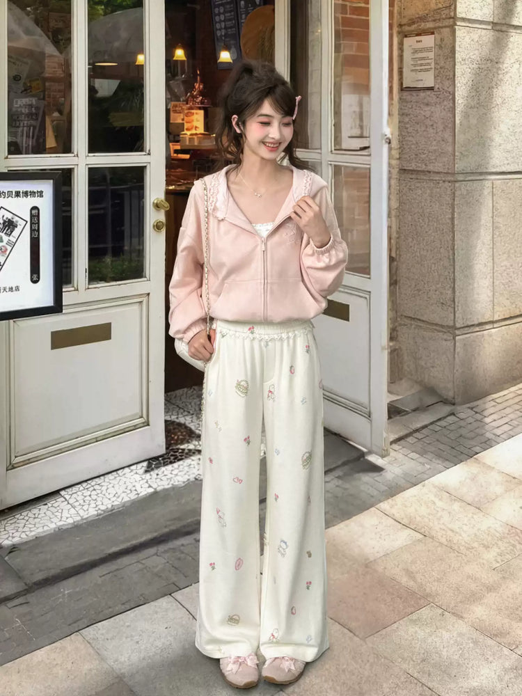 Milk Berry Modal Lounge Pants-Bottoms-ntbhshop