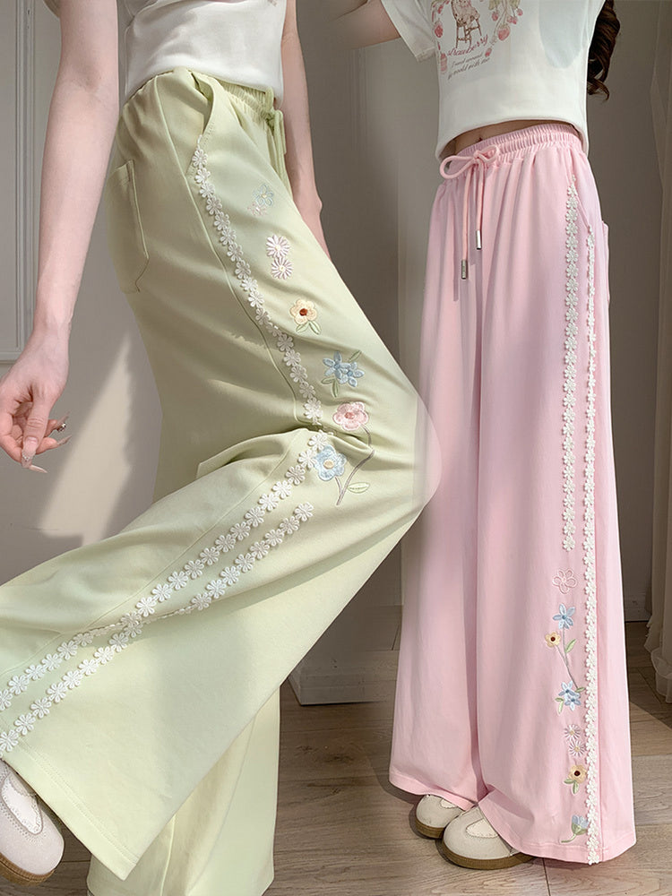 Blossom Trail Lounge Pants-Bottoms-ntbhshop