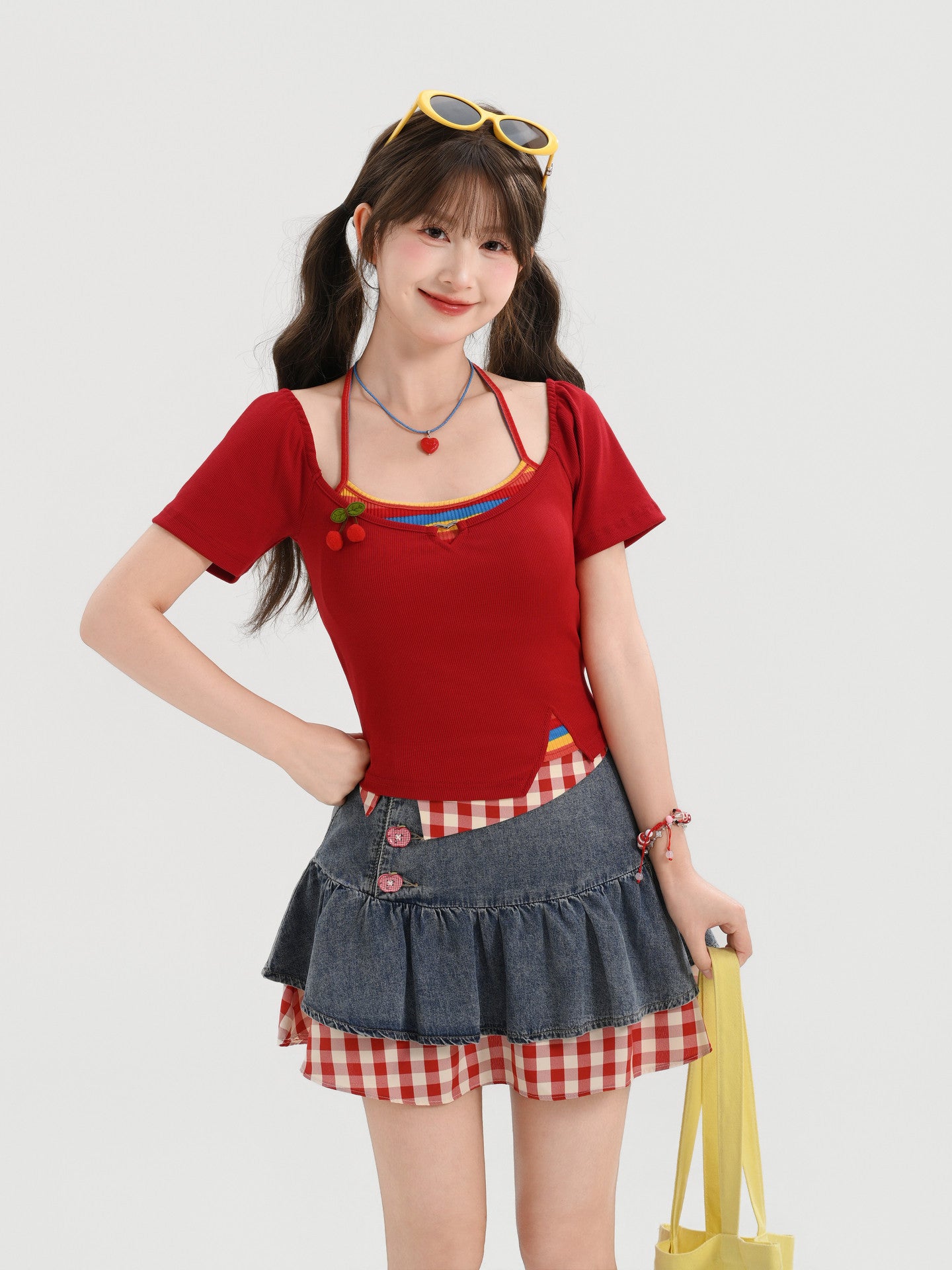 Cherry Sundae Halter Tee-ntbhshop