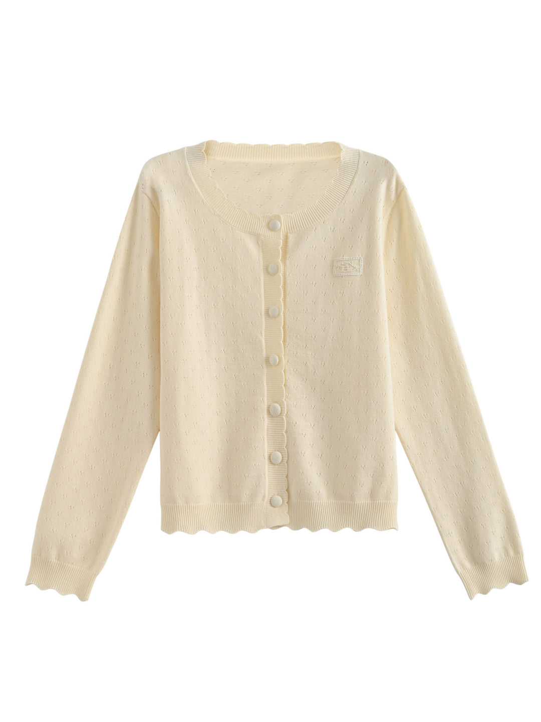 Darling Scallop Knit Cardigans-Outerwear-ntbhshop