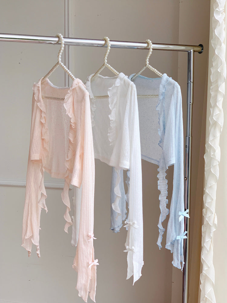 Cloud Kiss Crop Cardigans-Outerwear-ntbhshop