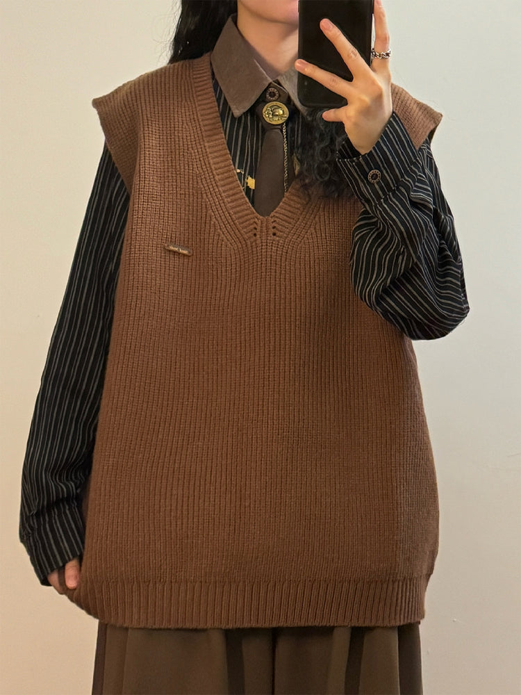 Library Lantern Scholar Knit Vests-ntbhshop