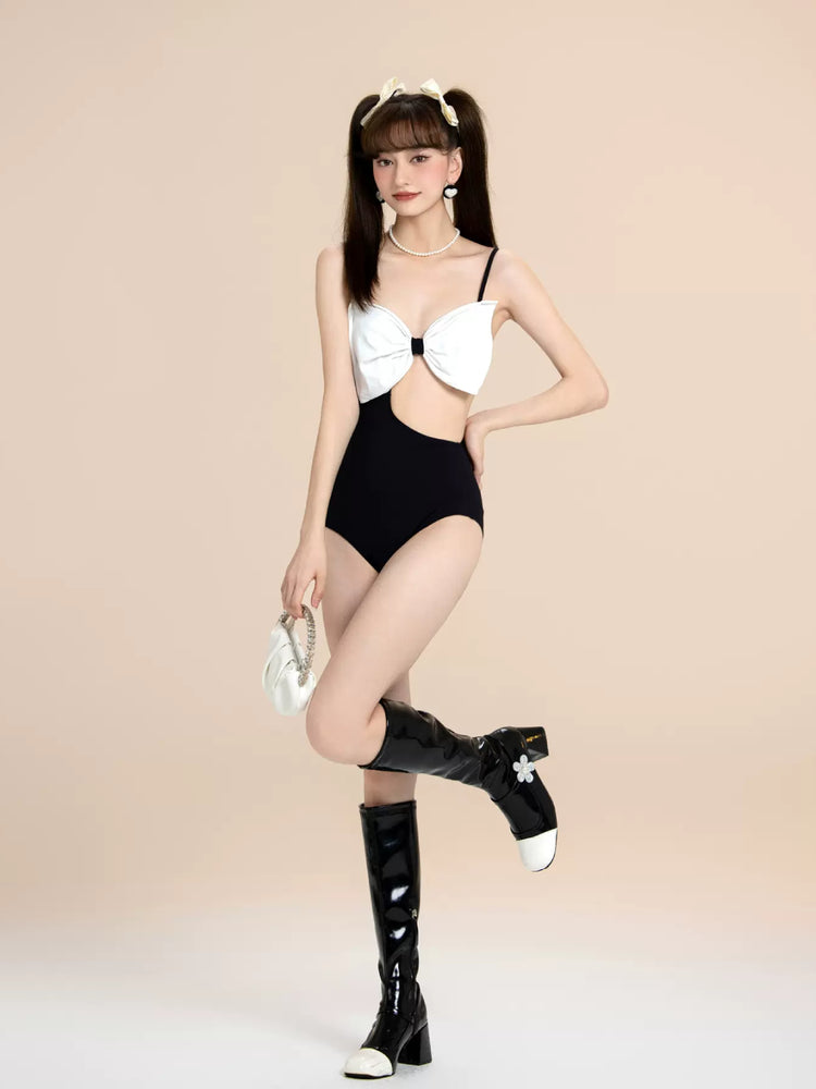 Midnight Allure Black One-Piece Swimsuit-ntbhshop