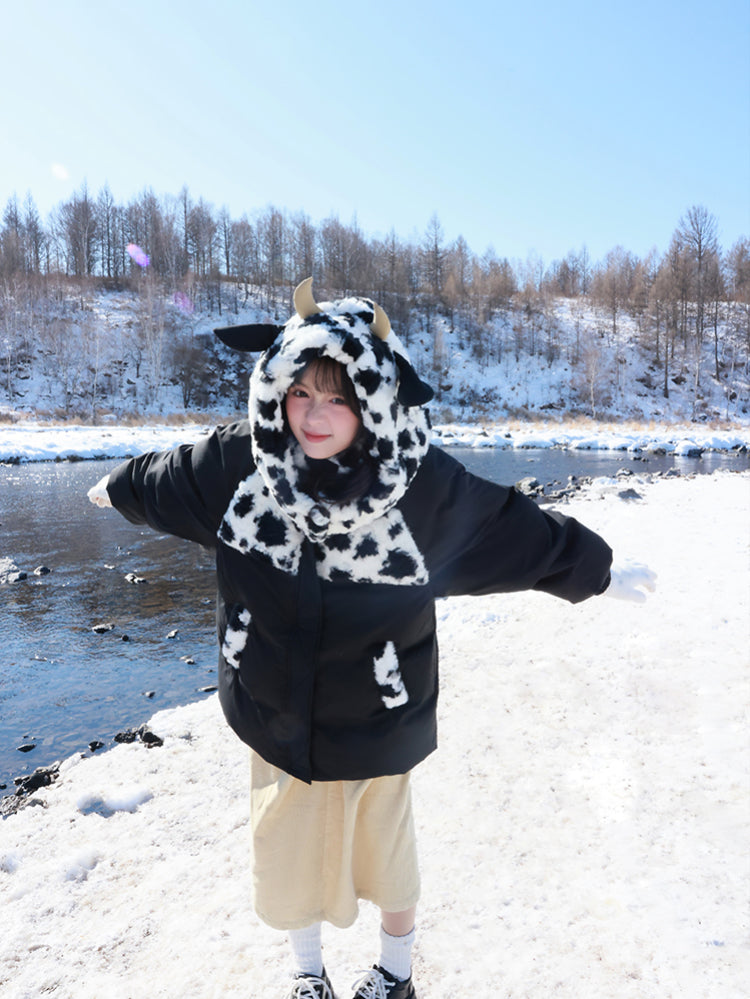 MooMoo Clouds Puffer Jacket-ntbhshop