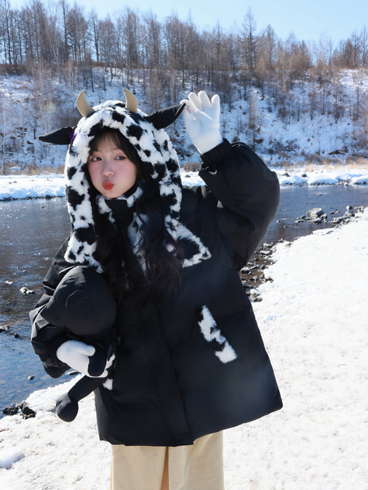 MooMoo Clouds Puffer Jacket-ntbhshop