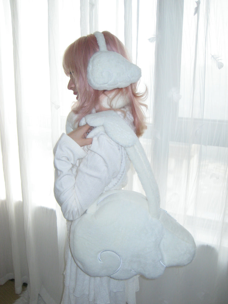 Guardian Angel Wing Plush Earmuffs-ntbhshop