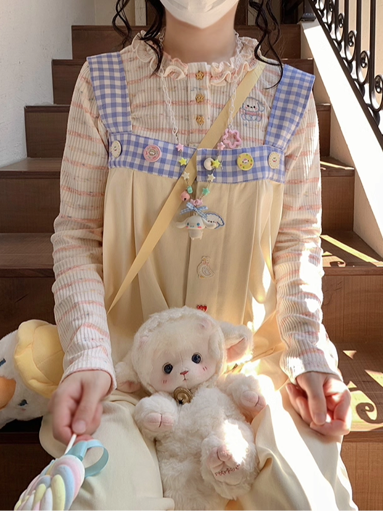 Sugar Pup Stripe Knit Tops-ntbhshop