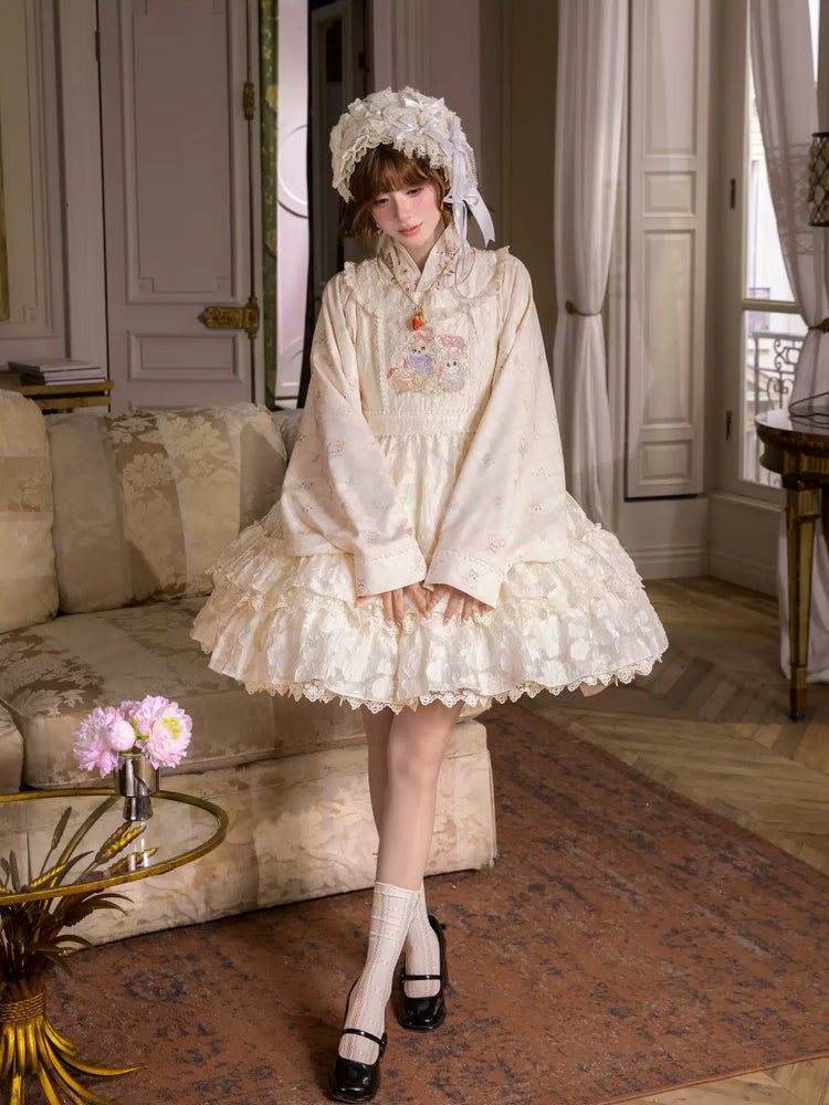 Berry Fairy Picnic Wrap Blouse-Tops-ntbhshop