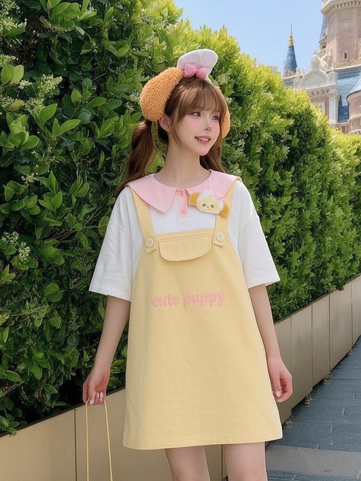 Puppy Honey Cotton Dress-Dresses-ntbhshop
