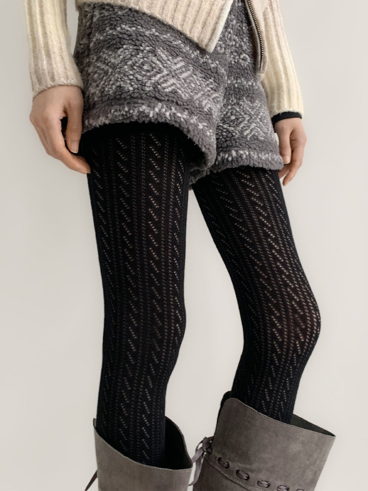 Cloudline Slim Knit Tights-ntbhshop