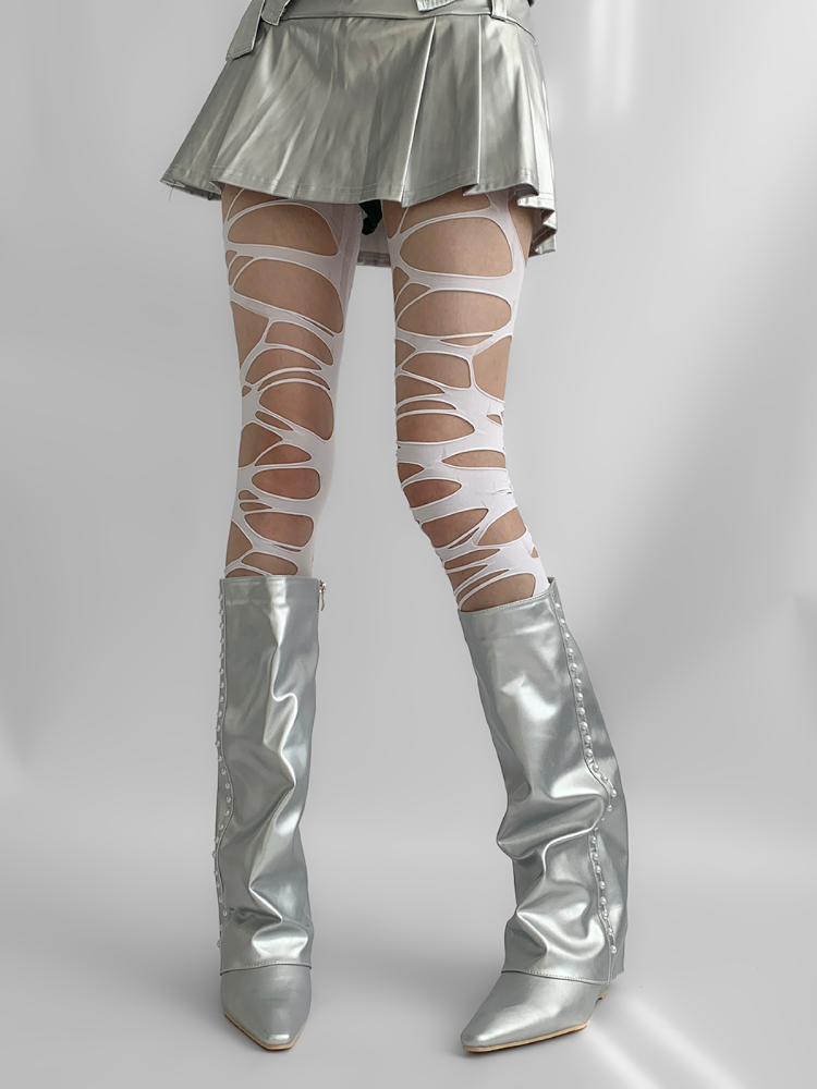 Bonebite Chaos Punk Chain Leg Warmers-ntbhshop