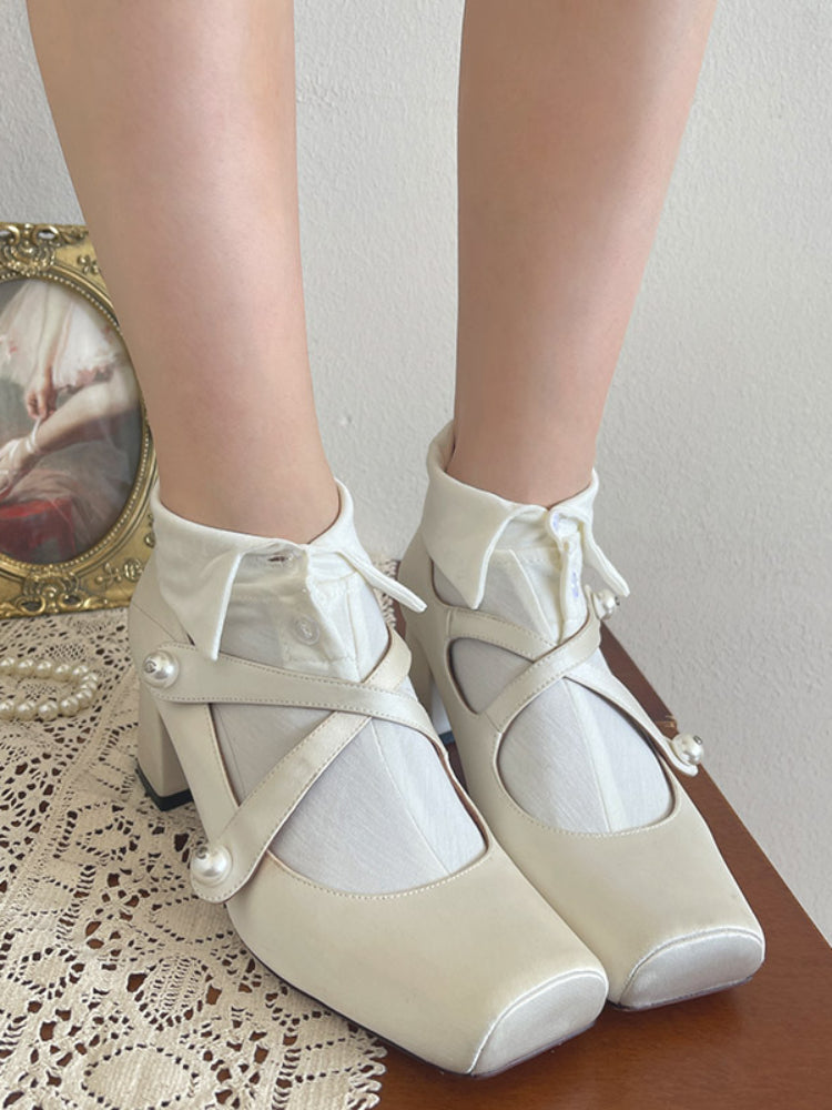 Polo Collar Flip Ankle Socks-ntbhshop