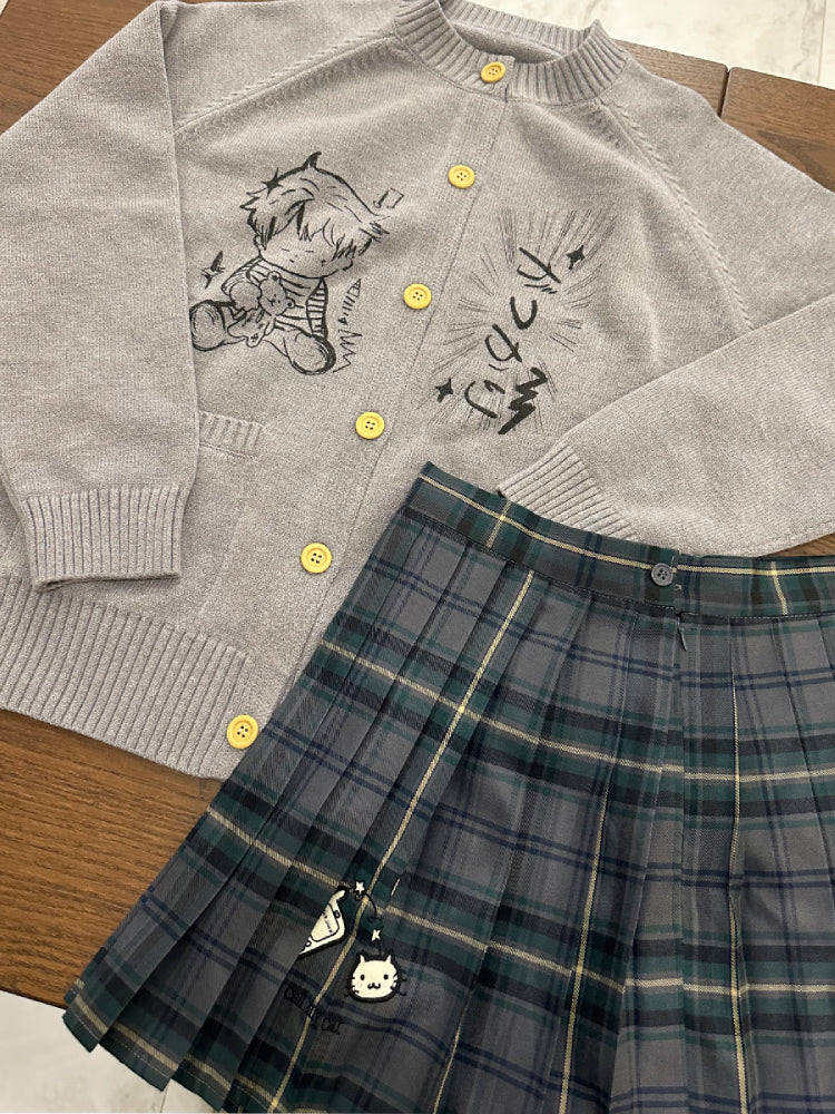 Call My Cat JK Uniform Skirt-ntbhshop