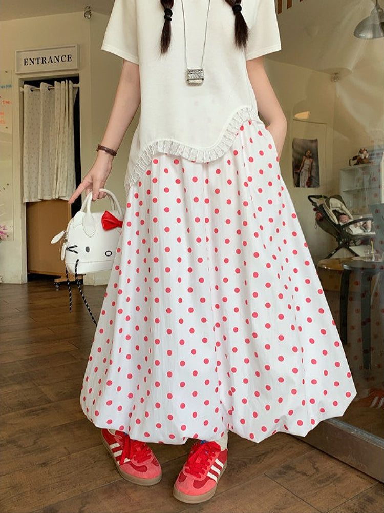 Polka Puff Circus Bubble Skirt-ntbhshop
