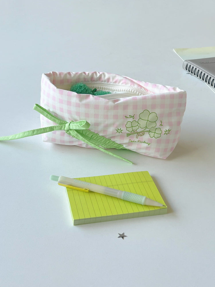 Gentle Ribbon Pencil Cases-Accessories-ntbhshop