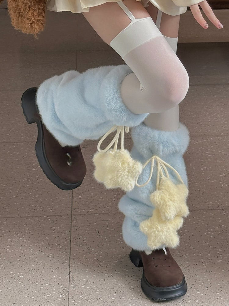 Moonbeam Sugar Puff Leg Warmers-ntbhshop
