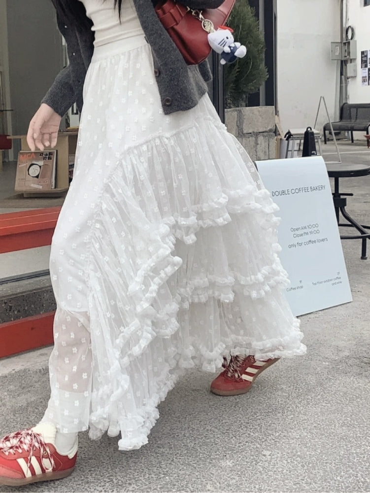 Sugar Cloud Lace Cake Skirts-ntbhshop