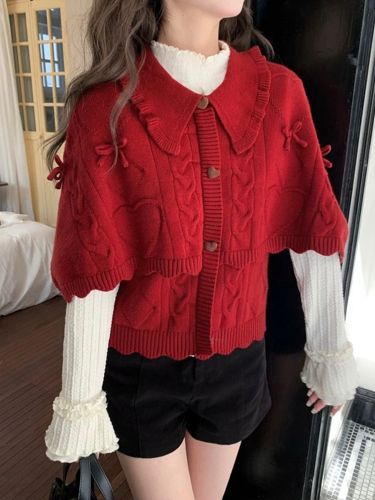 Heart & Tea Garden Knit Cardigans-Outerwear-ntbhshop