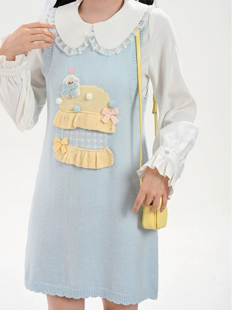 Cake Shop Daydream Knit Dress-Dresses-ntbhshop