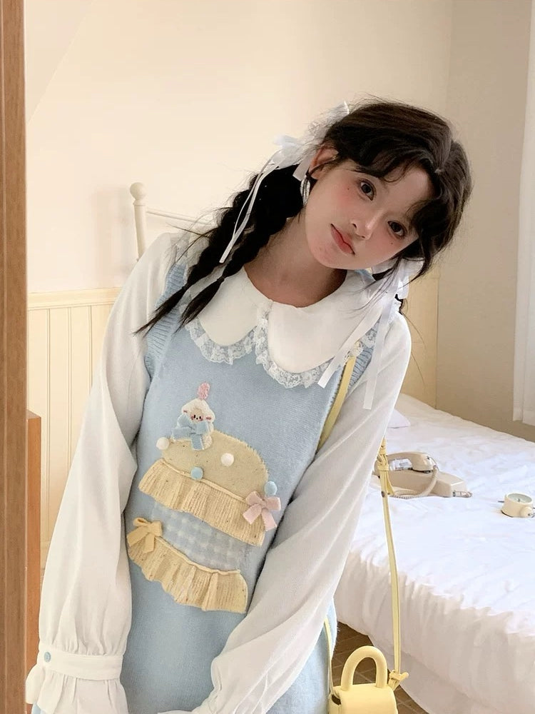 Cake Shop Daydream Knit Dress-Dresses-ntbhshop