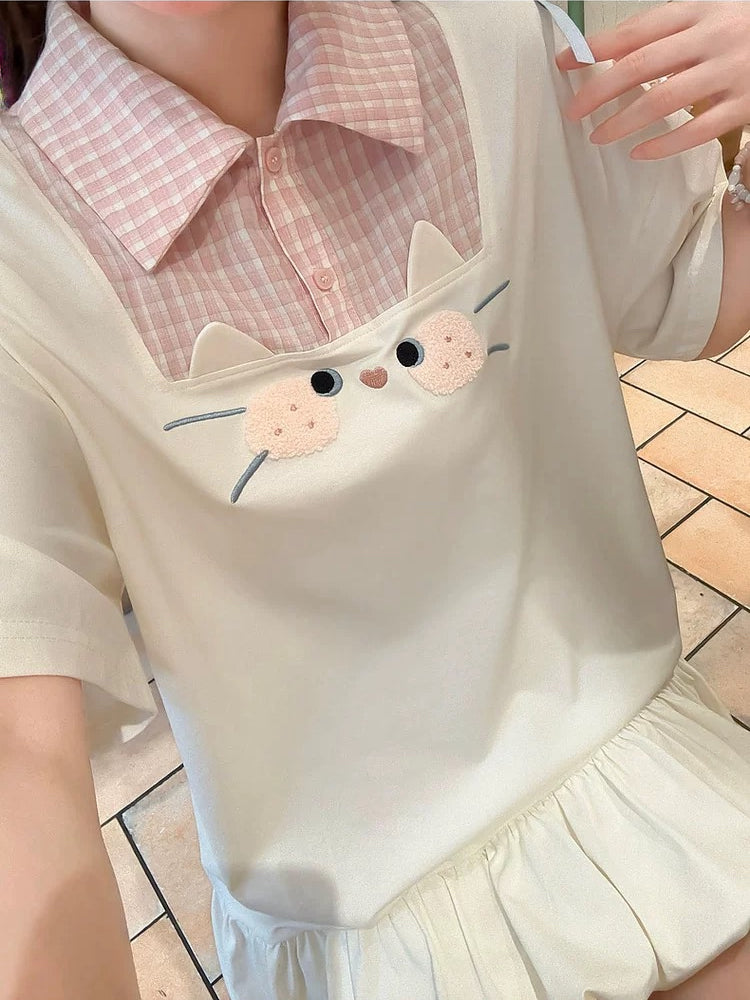 Cookie Cat Bubble Dress-Dresses-ntbhshop