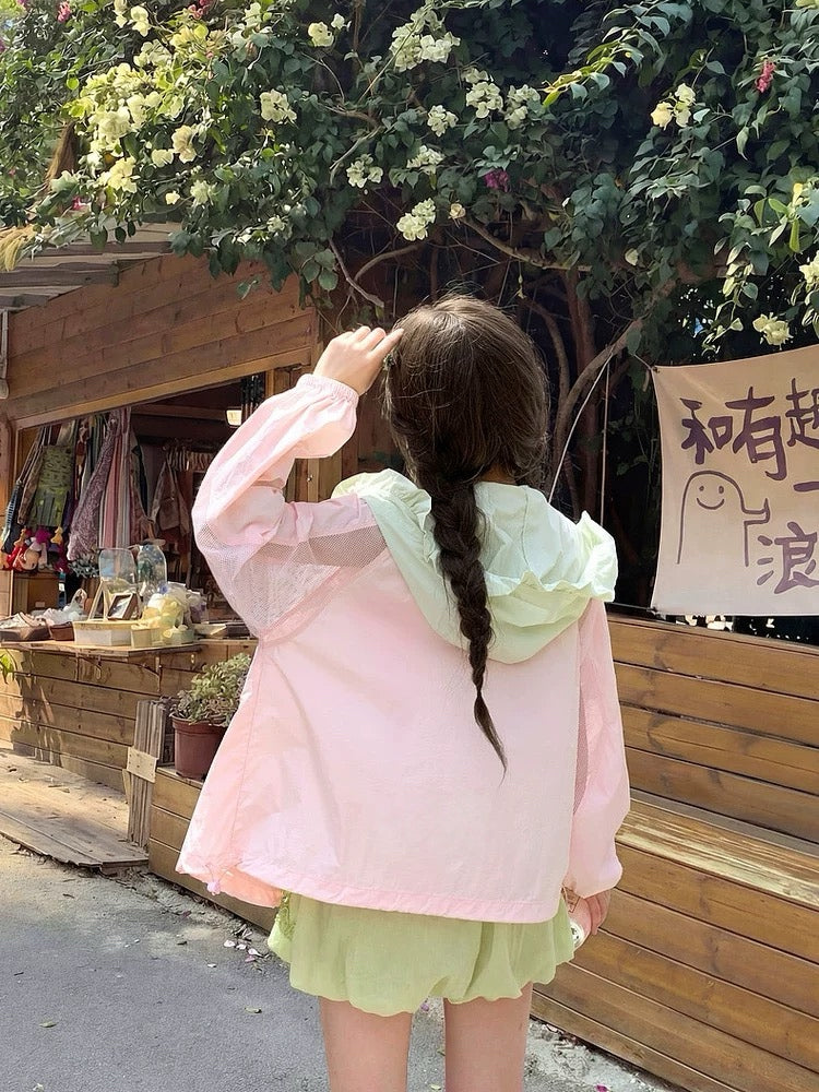 Tulip Bubble Hooded Sun Jacket-Outerwear-ntbhshop