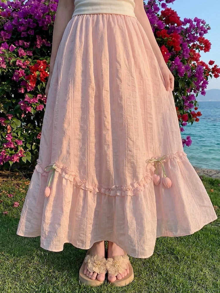 Tulip Bloom Petaline Skirts-Bottoms-ntbhshop