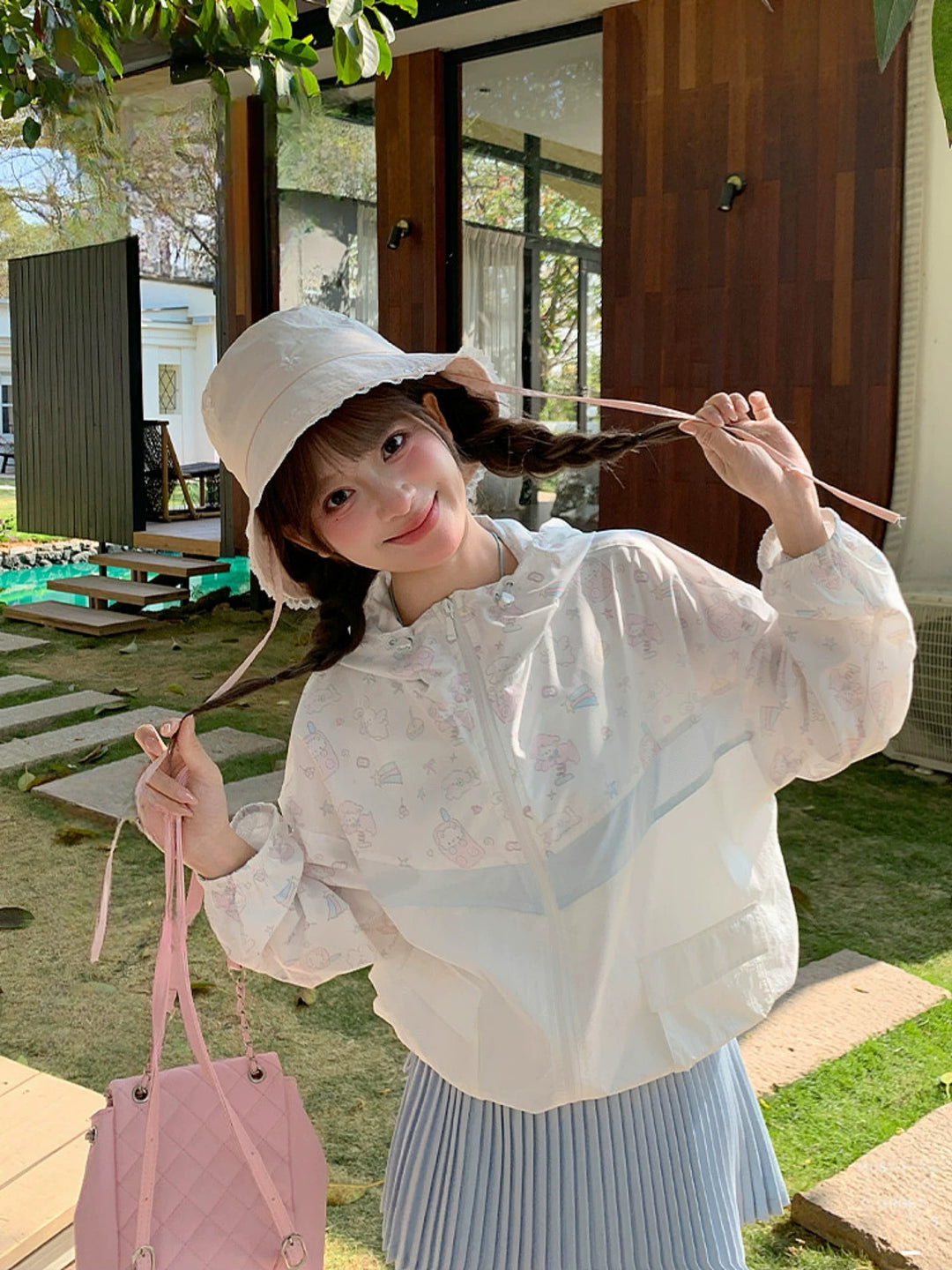 Pastel Sketch Sun Jacket-Outerwear-ntbhshop