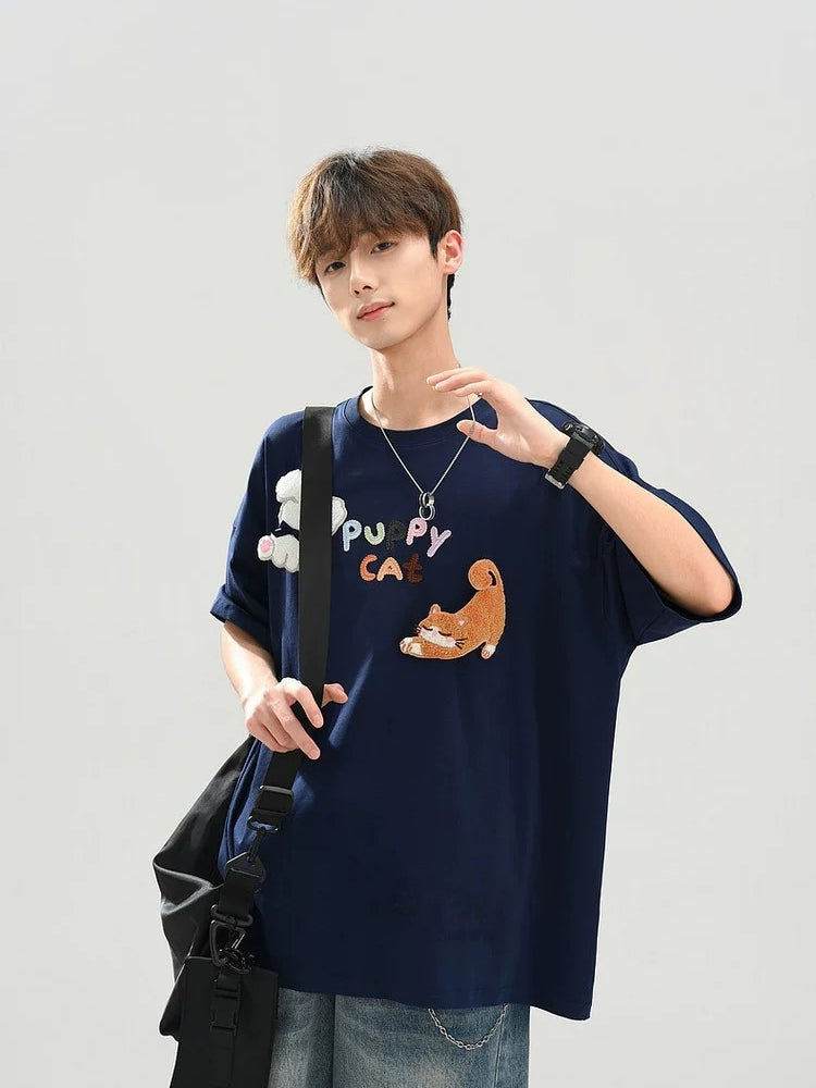 Puppy Party Unisex Tees-Tops-ntbhshop