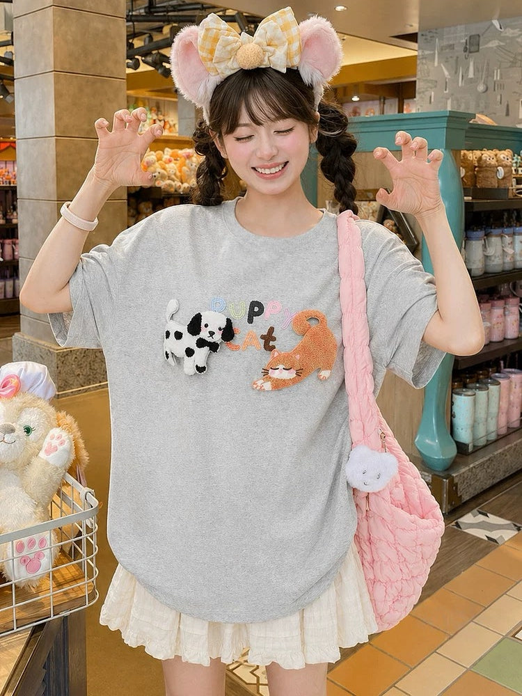 Puppy Party Unisex Tees-Tops-ntbhshop