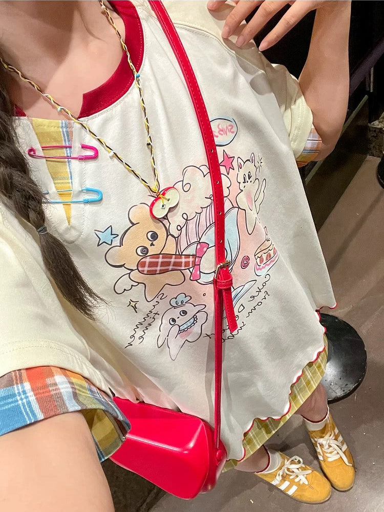 Cake Dessert Party Cotton Tee-Tops-ntbhshop