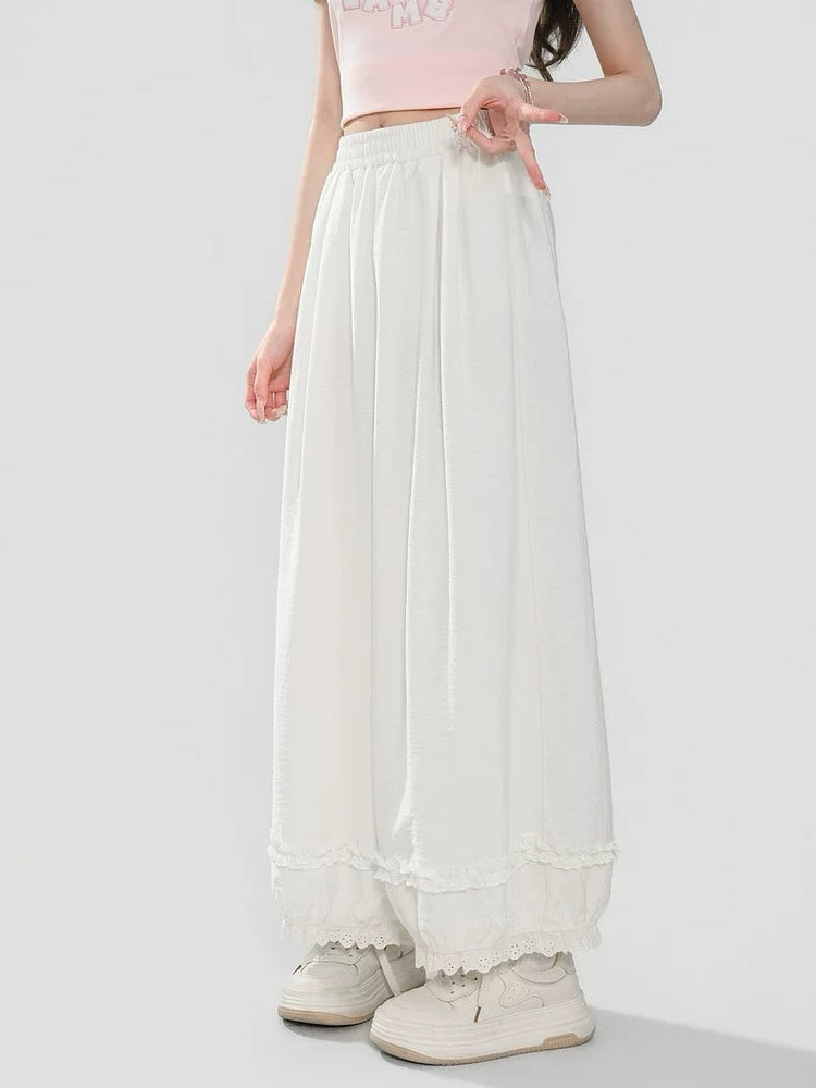 Cloud Lace Bloomers Pants-Bottoms-ntbhshop