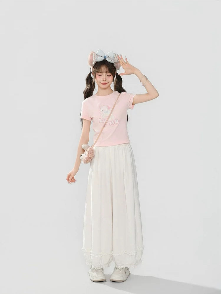 Cloud Lace Bloomers Pants-Bottoms-ntbhshop