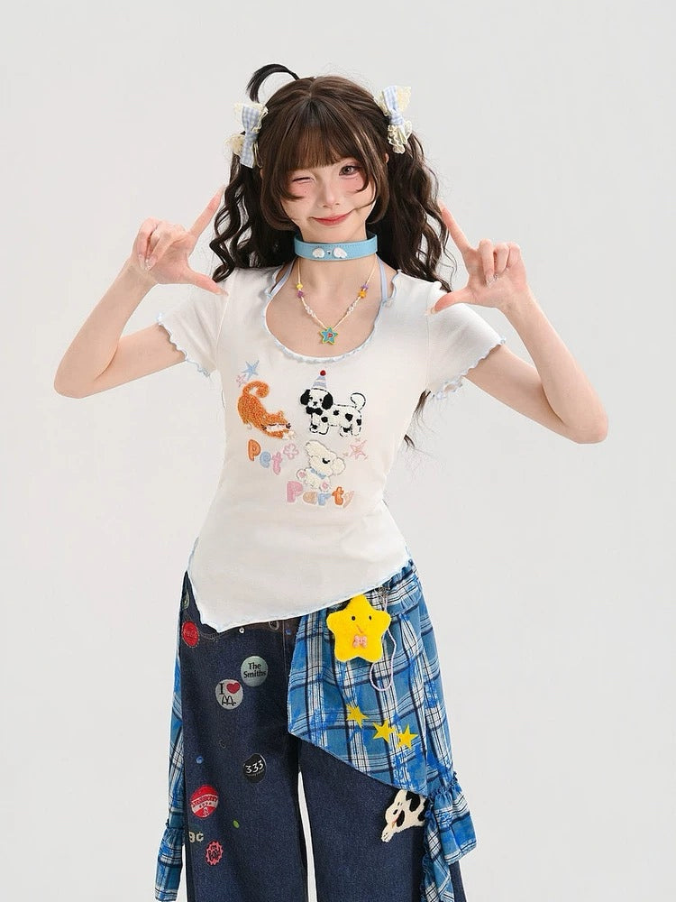 Pet Party Baby Halter Tops-ntbhshop