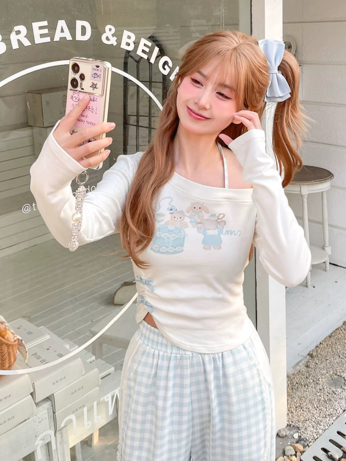 Milk Lamb Halter Tee-Tops-ntbhshop