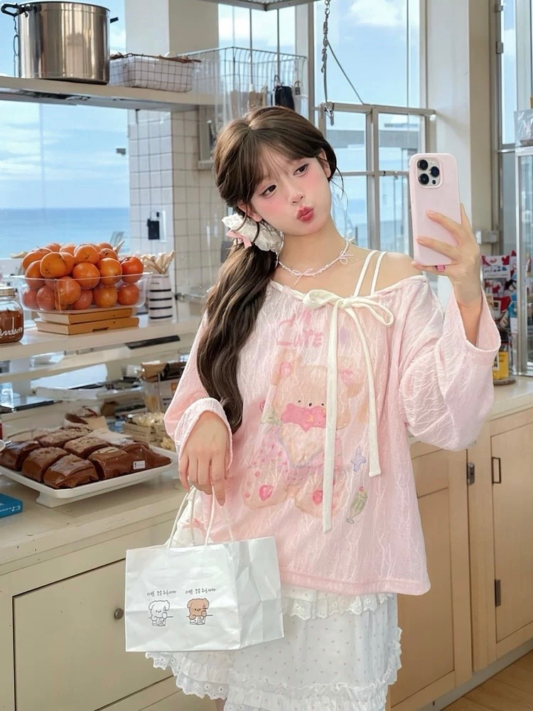 Sugar Bear Slanted Tops-Tops-ntbhshop
