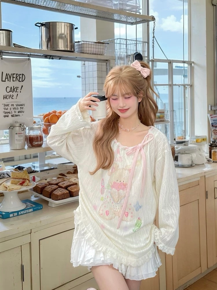 Sugar Bear Slanted Tops-Tops-ntbhshop