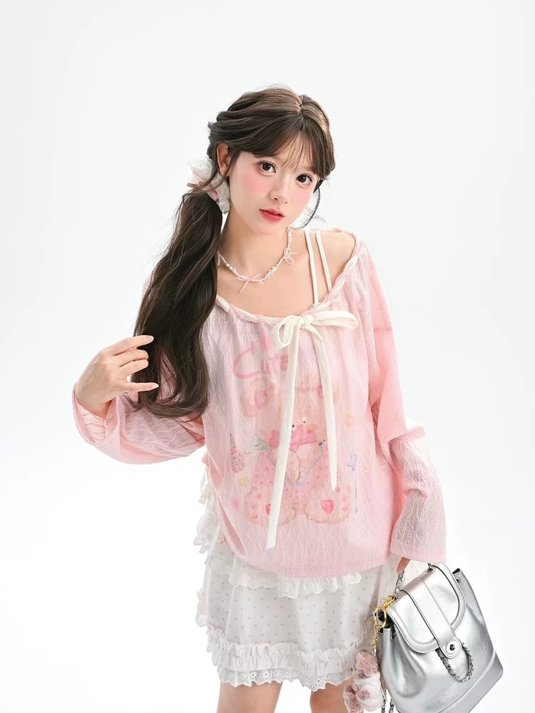 Sugar Bear Slanted Tops-Tops-ntbhshop