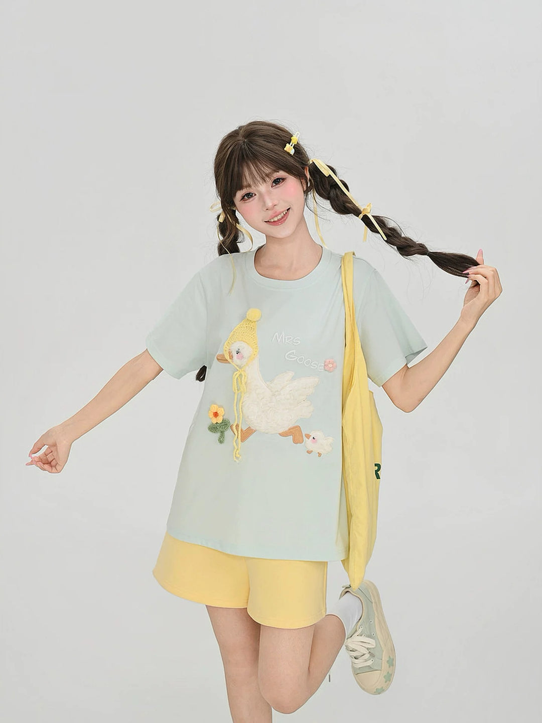 Mrs. Goose Parade Tee-Tops-ntbhshop